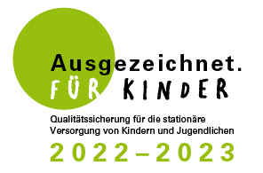 2022 03 Zertifikat Ausgezeichnet für Kinder logo 2022 2023 Text 150 dpi