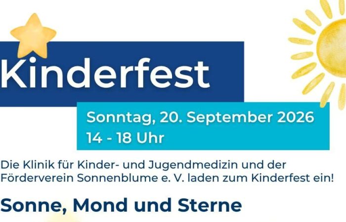 Einladung zum Kinderfest 2026.